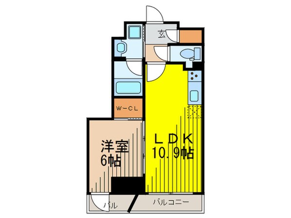 SK－ONE市ケ谷の物件間取画像